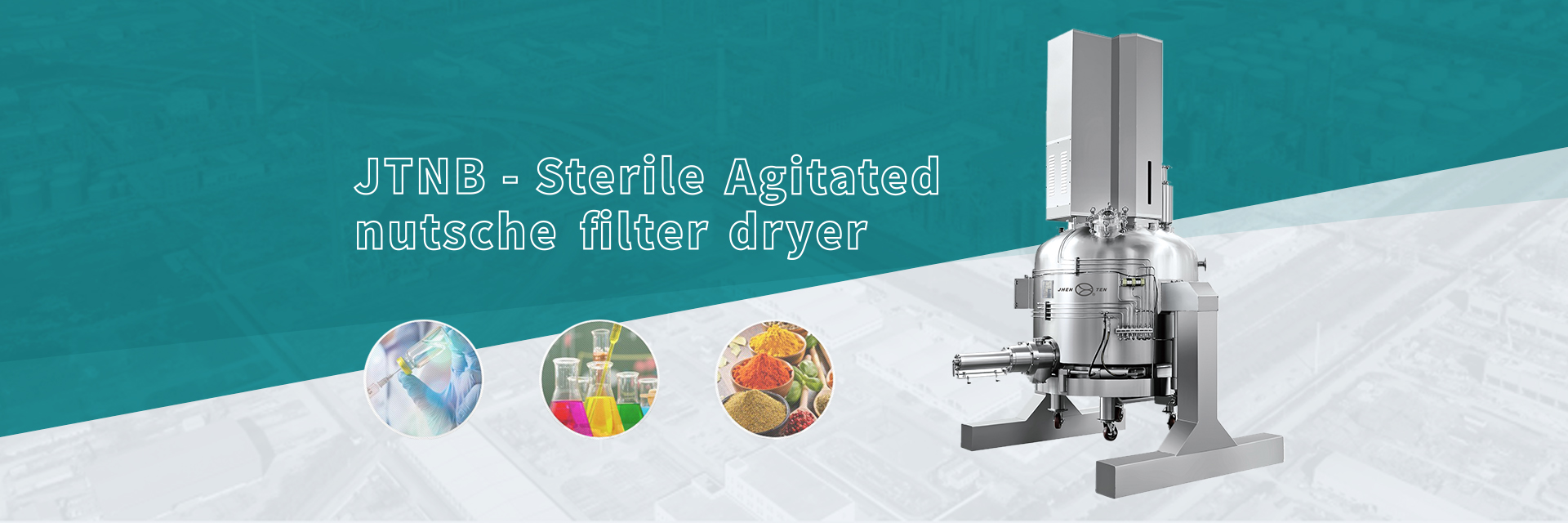 JTNB-Sterile Agitated nutsche filter dryer