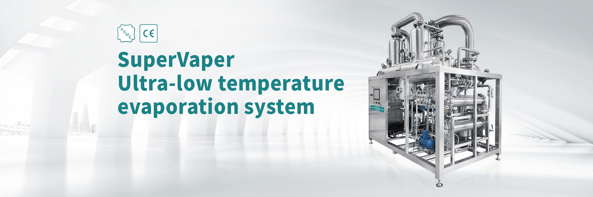 SuperVaper Ultra-low temperature evaporation system